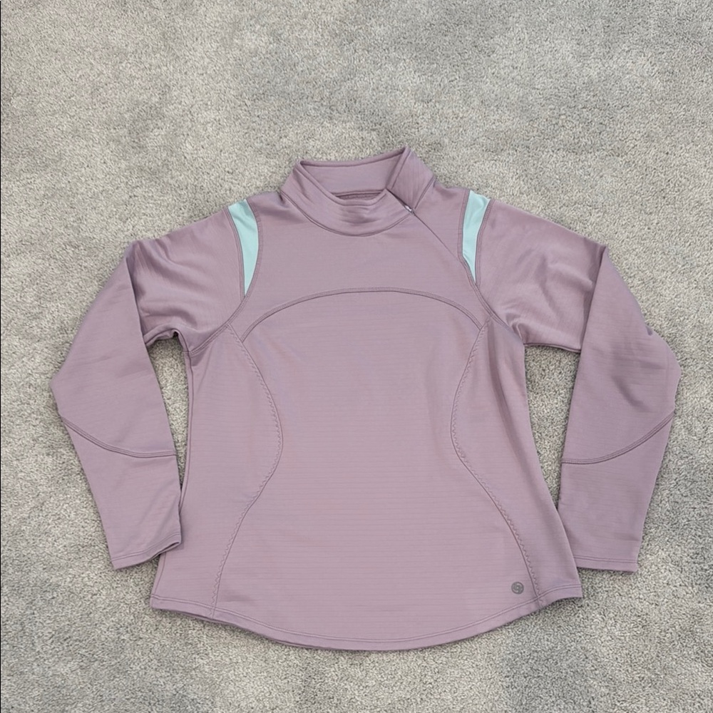 Purple Long Sleeve Athletic Top